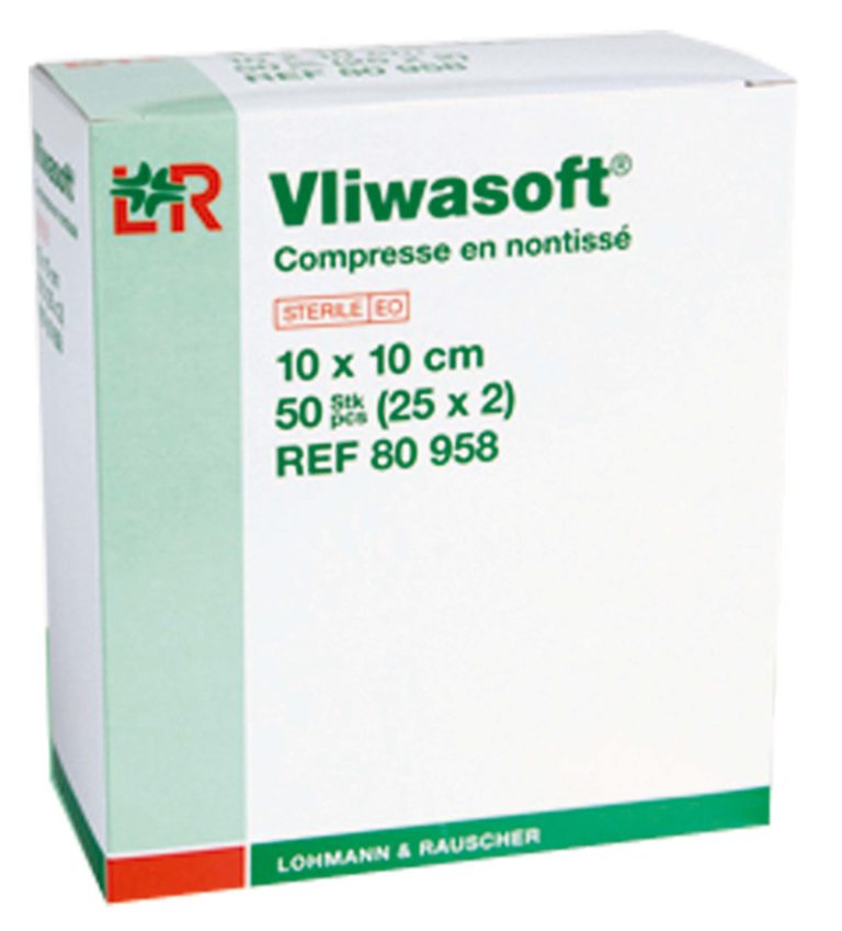 BOITE DE COMPRESSE STERILE NON TISSE BOITE DE 2 ET 50 SACHET