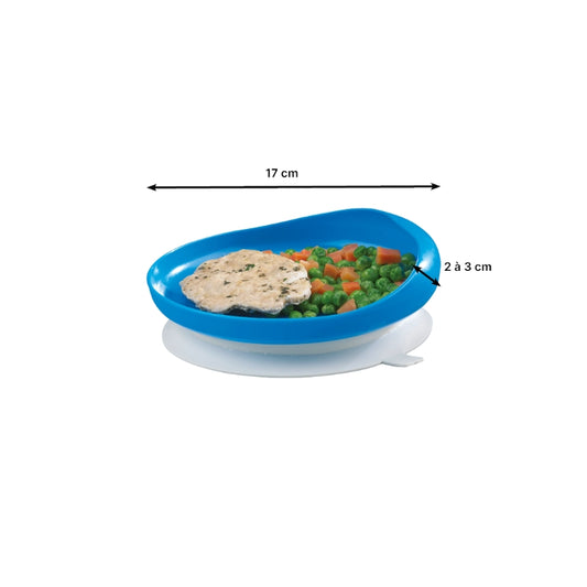 ASSIETTE A REBORD SUR VENTOUSE